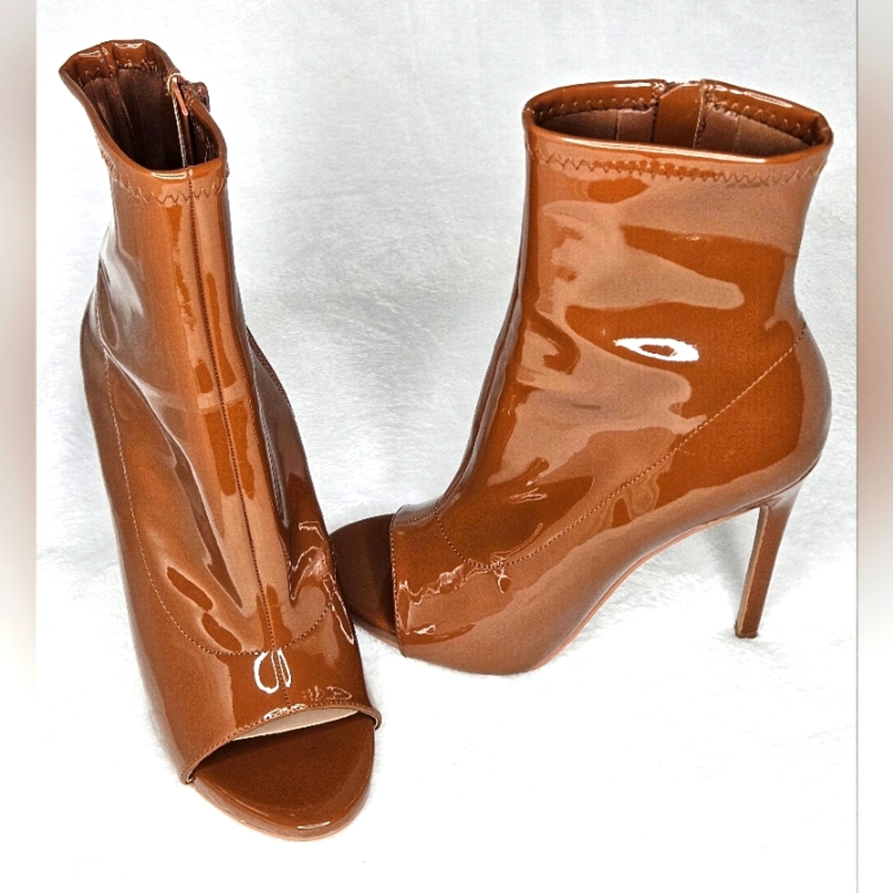 Steve Madden Elettra Open Toe Ankle Boots 8M